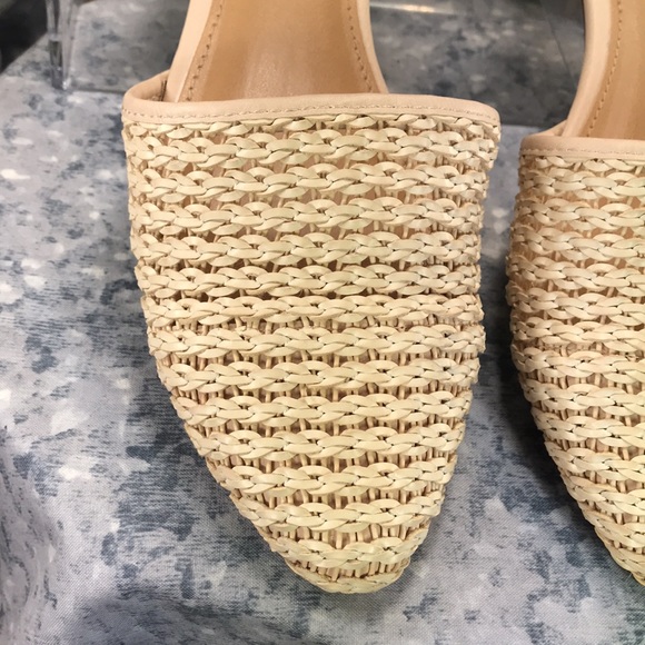 LC Lauren Conrad Calcite Nude Woven 2-Piece Flats WMS 9M ✨Like Brand NEW✨ - Picture 3 of 11